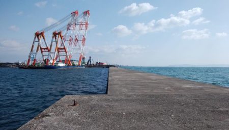 播磨新島でキス釣り