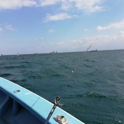 洲本沖でタチウオジギング
