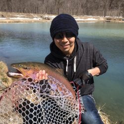 鹿島槍ガーデンでブラウン