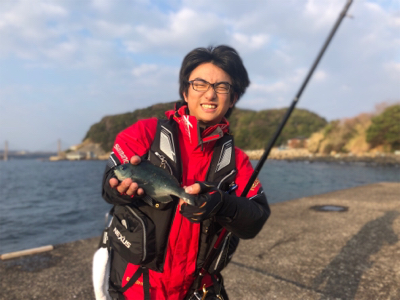 加部島赤灯台 木っ端グレ