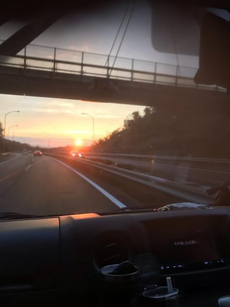 大ウネリでエギング湾奥にアオリイカ