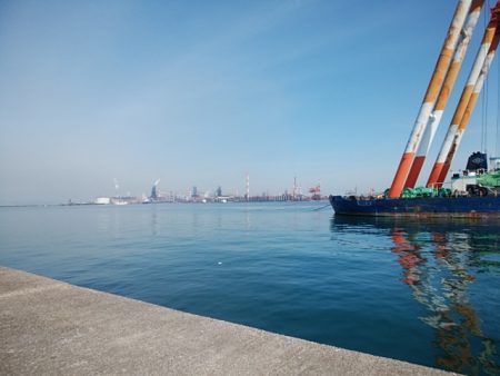 播磨新島のキス釣り