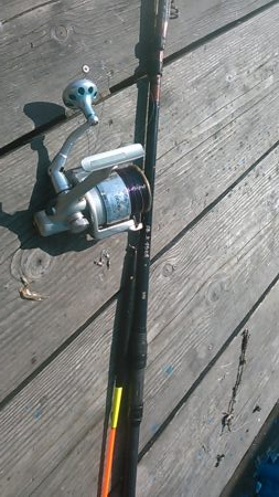 カタタの釣り堀でヒラス狙い