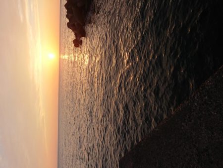 初めての小さな漁港で