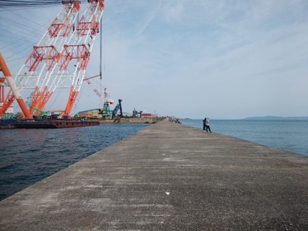 大荒れの播磨新島でキス爆釣