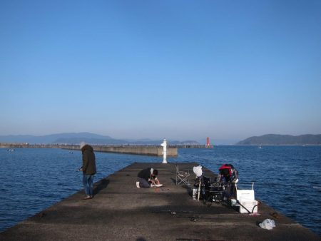 加太の小波止でハマチゲット！！