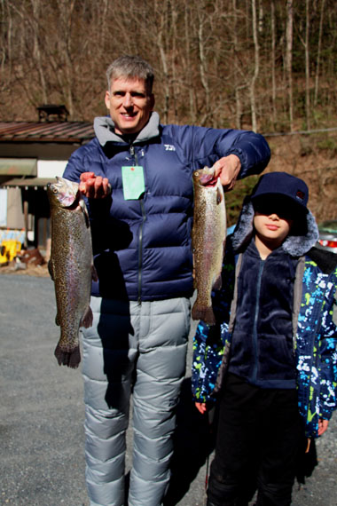 小菅トラウトガーデン 釣果