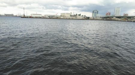 砂上げ場　ジグサビキ