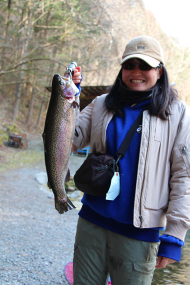 小菅トラウトガーデン 釣果