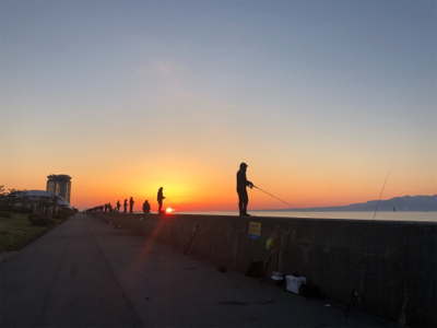 今年初のショアジギング