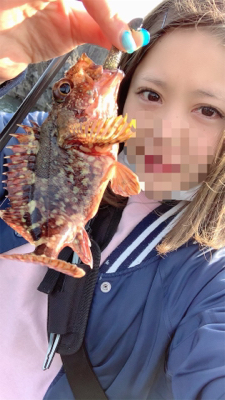 ショアジギングで根魚オンパレード