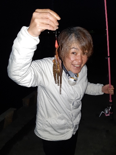 タコが釣れました。