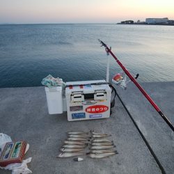 東二見白灯台波止へキス釣査