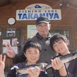 フィッシングレイクたかみや 釣果