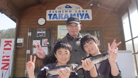 フィッシングレイクたかみや 釣果