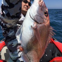 網野沖をマイボートでタイラバ、ジギング