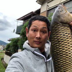 いつも見ていた鯉が気になって！