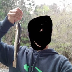 裾花川支流 渓流釣り