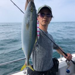 ジギング初挑戦の子を連れて