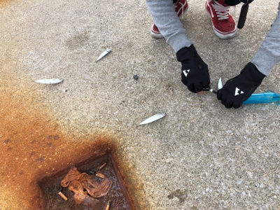 ボート釣りならず 泣