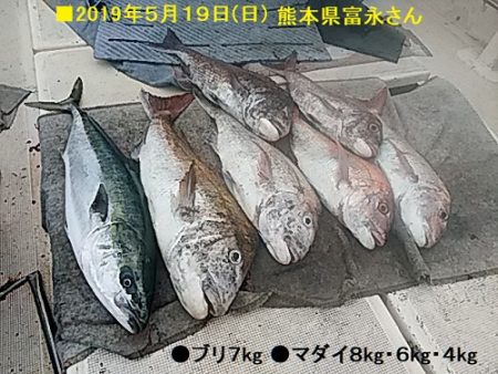 大物釣果速報！●光義丸：平戸市早福港