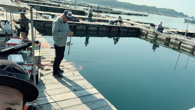 釣堀水宝さんにて