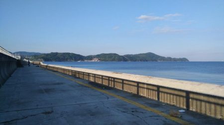 和歌山マリーナシティで投げ釣り