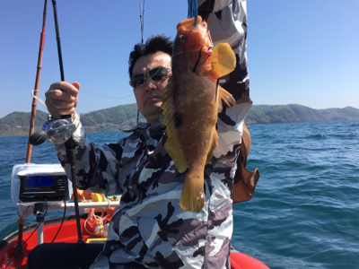 網野沖をマイボートでタイラバ、ジギング