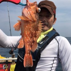 再び出た!!ビッグアコウ!!自己新記録!!マイボートで丹後タイラバ釣行