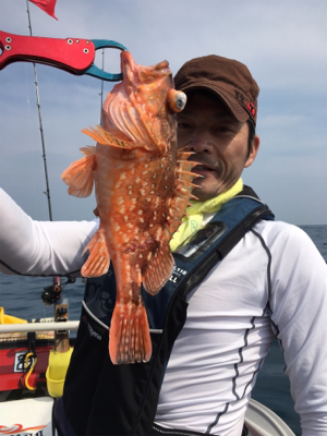 再び出た!!ビッグアコウ!!自己新記録!!マイボートで丹後タイラバ釣行