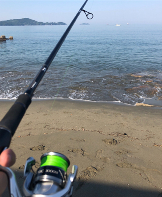 シーバスロッドでキス釣り