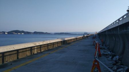 和歌山マリーナシティで投げ釣り