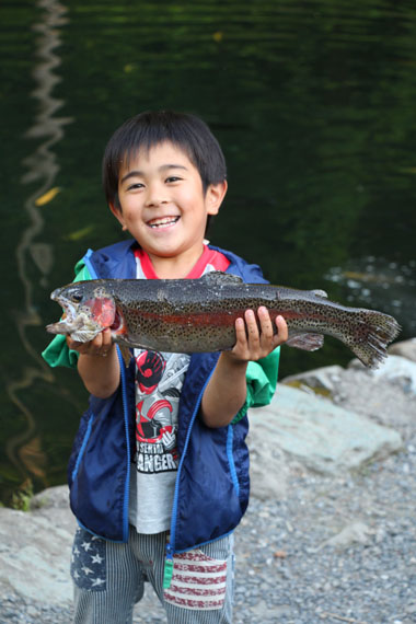 小菅トラウトガーデン 釣果