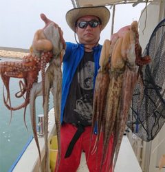 タコ釣り   たかみ丸  大潮