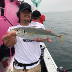 友ヶ島沖の大アジ五目