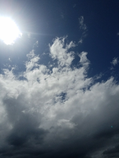 キス釣り ~急な雷雨~