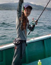 女釣り後のタコ釣り