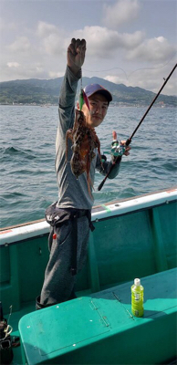 女釣り後のタコ釣り