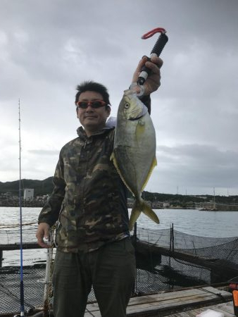 釣り堀岬へ！