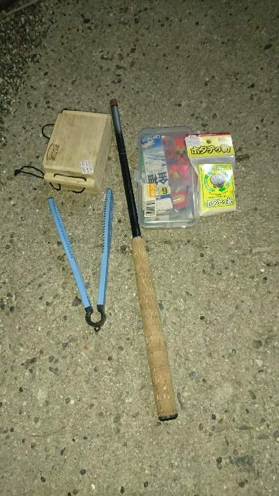 仕事帰りにハゼの夜釣り