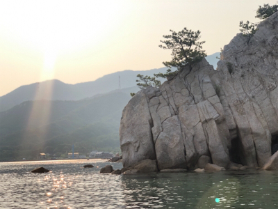 手漕ぎボート 中々楽しい！