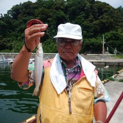 境水道でキス爆釣