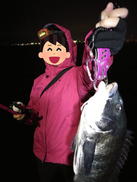 【祝】初真チヌ！しかもデッカイ！！