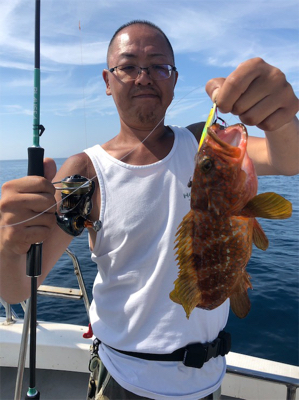 翔舞丸にてスーパーライトジギング