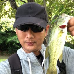 小バス釣りに行ってきました。