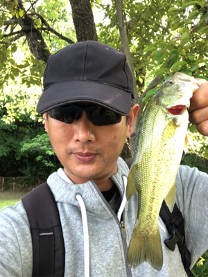 小バス釣りに行ってきました。