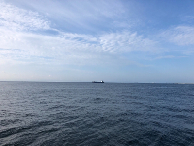 沖堤にて四目達成…小ぶりですが^_^