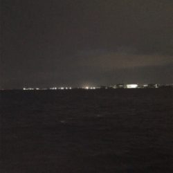 厳戒態勢中の釣り