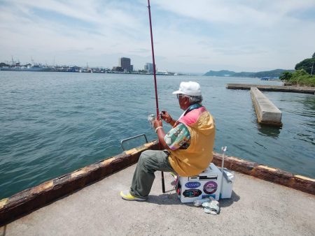 境水道でキス爆釣