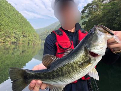 台風後の七色ダム